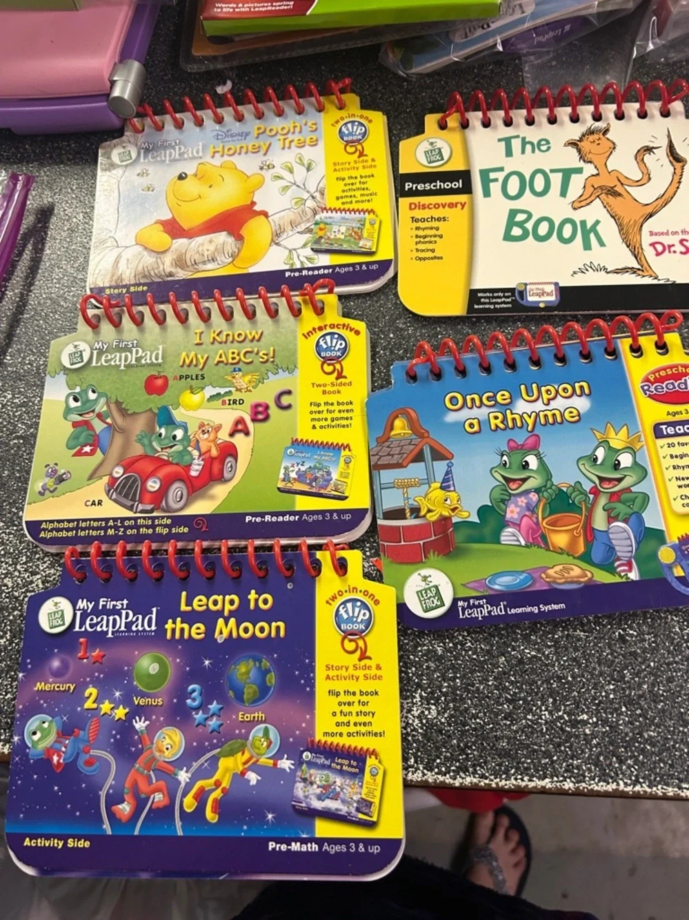 LEAPFROG MEGA LEARNING BUNDLE📚 BOOKS🧸 TOY INCLUDED 🎧 NO INTERNET NEEDED